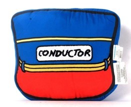 1 Count Waverly All Aboard Conductor 14&quot; X 12&quot; Multicolor Decorative Pillow - $30.99