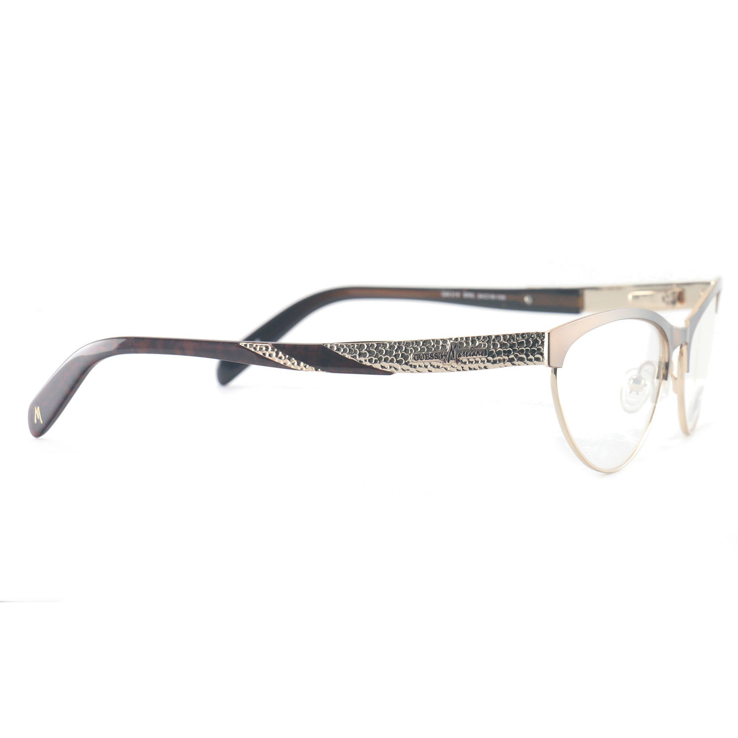 Guess by Marciano Women's Eyeglasses GM0216 D96 Brown/Gold 54 16 135