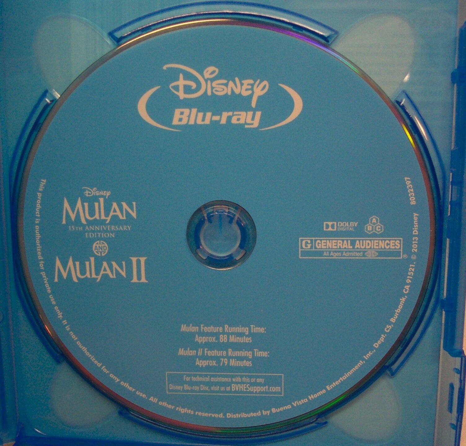 Walt Disney MULAN & MULAN 2-Movie Collection Blu-ray Disc SET 2017 NEW ...