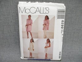 McCalls SEWING PATTERN 6299 Misses Jacket Top Skirt Pants Sizes 8 10 12 ... - $8.54