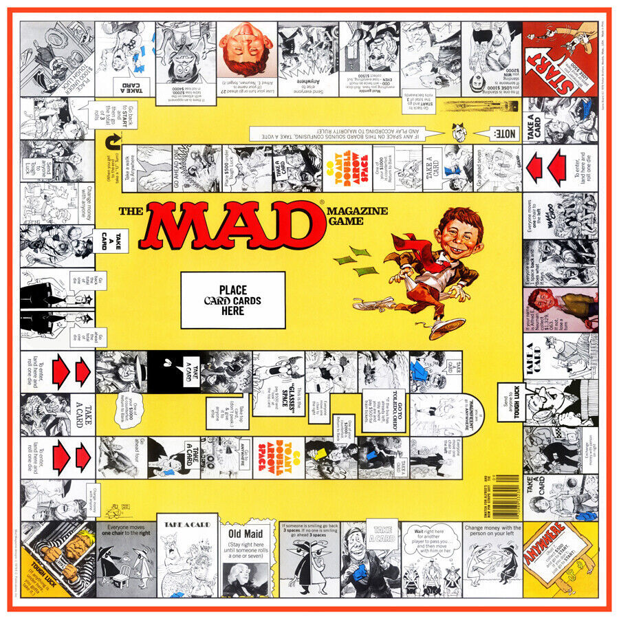 Board Game Poster The Mad Magazine Game Board (1979) Art Poster 24" x