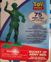 Disney Toy Story Bucket of 75 Green Army Men Soldiers NEW image 2