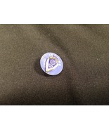 Vintage 100% US Junior COFC Tie Tack Pin Jaycees 1965-66 Silver Blue - $12.99