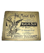 1893 Chicago Worlds Fair MAGIC CITY Photo Portfolio #13 Original  - $24.98