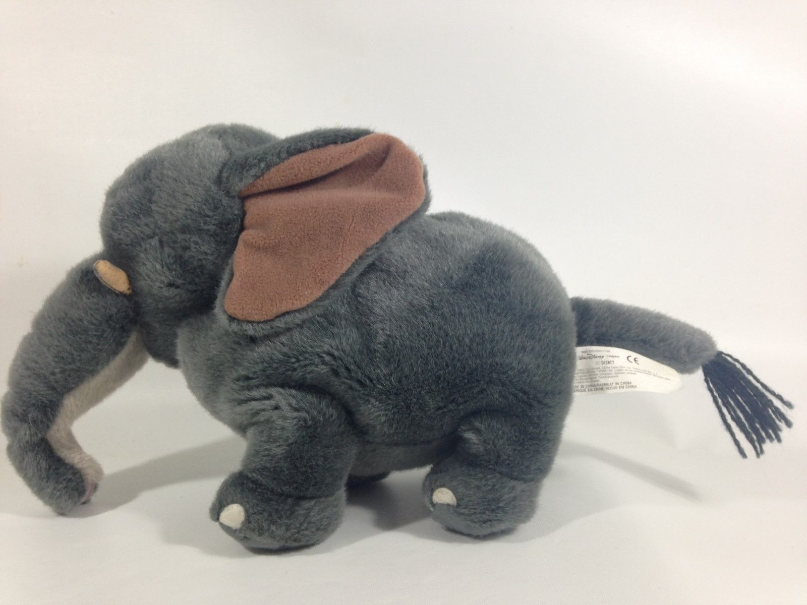 Rare Dark Grey Shep Elephant Disney's of the Jungle Bean Bag