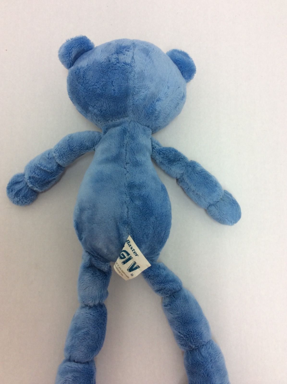 Baxter IGI V Blue Teddy Bear Plush Long Arms Legs 17