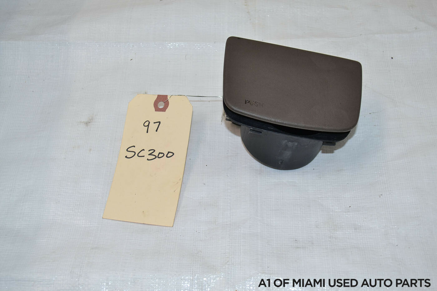 1997 Lexus SC300 SC400 Center Console Cup Holder Tan Oem 9200 Car