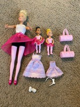 Barbie Ballerina set of 3 dolls with accessories - $39.59