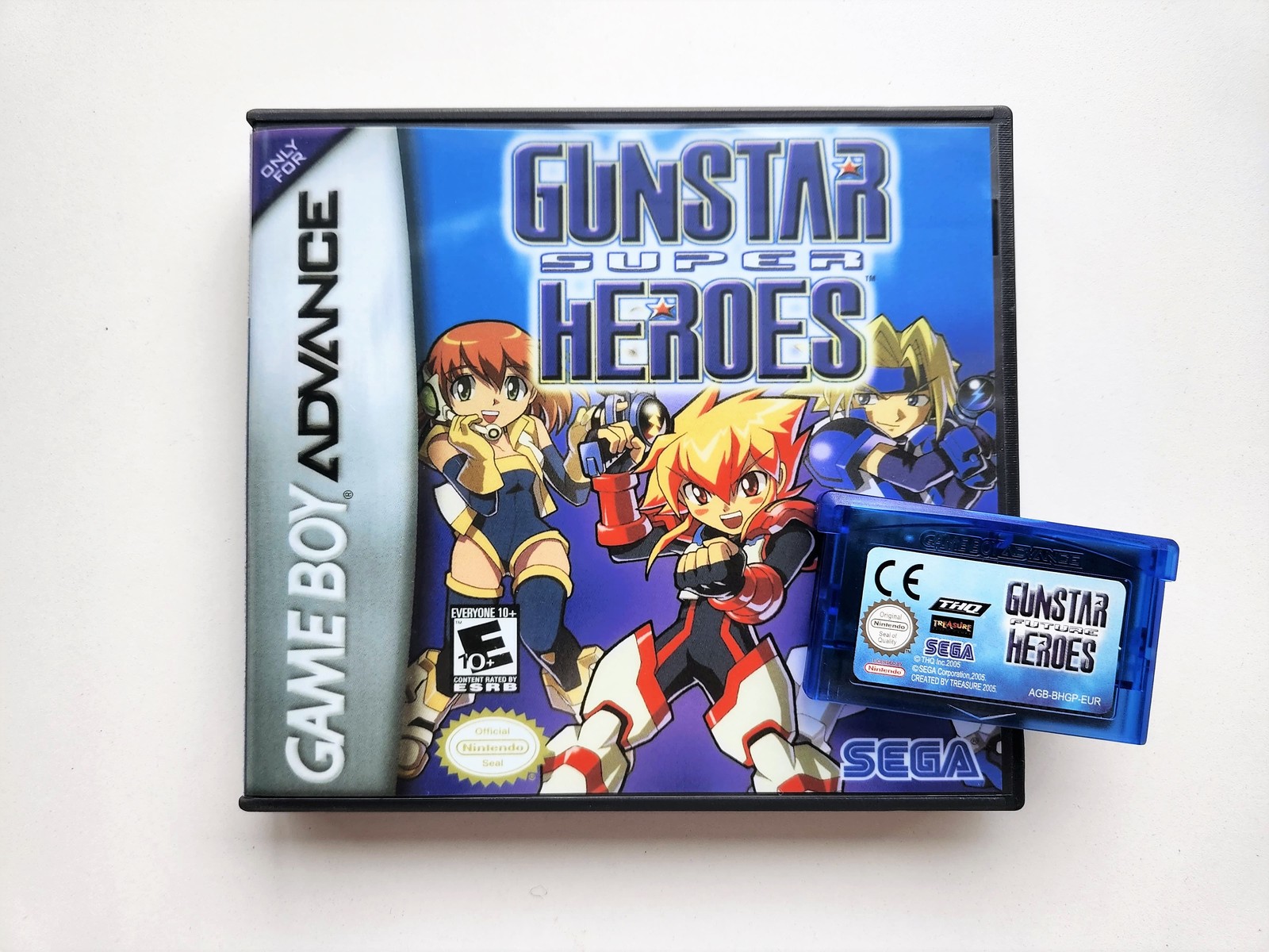 Gunstar Super Heroes / Future Heroes - Gameboy Advance (GBA) Custom Case / Game