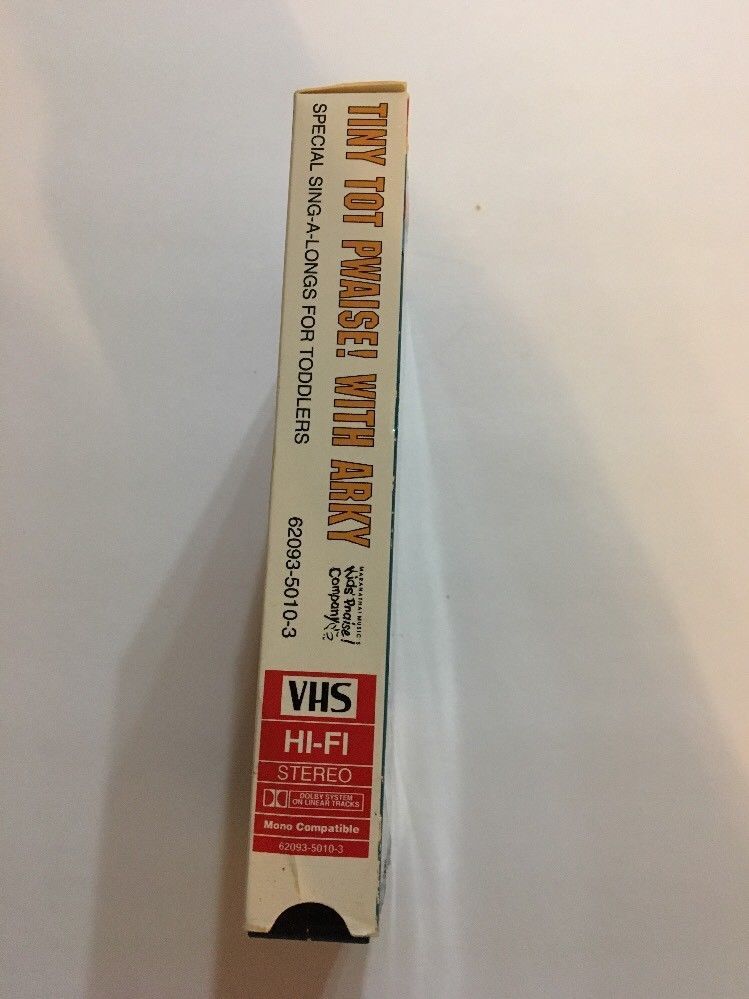 Tiny Tot Pwaise VHS Kids Praise Co W ARKY-TESTED-VERY RARE VINTAGE-SHIP ...