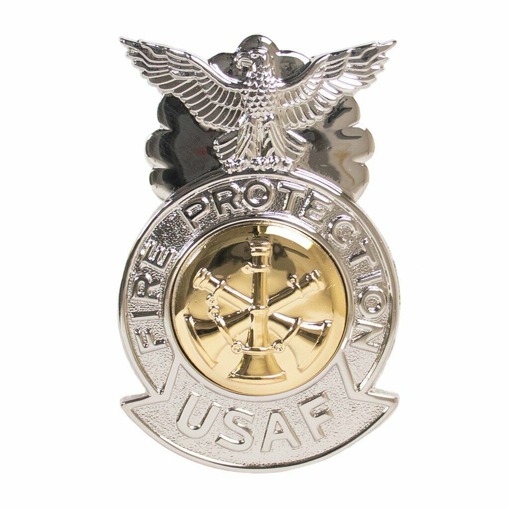 Genuine U.S. AIR FORCE (USAF) BREAST BADGE AIRCREW ASSISTANT FIRE