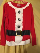 Santa Christmas Shirt Holiday Design Size 10 - $16.60