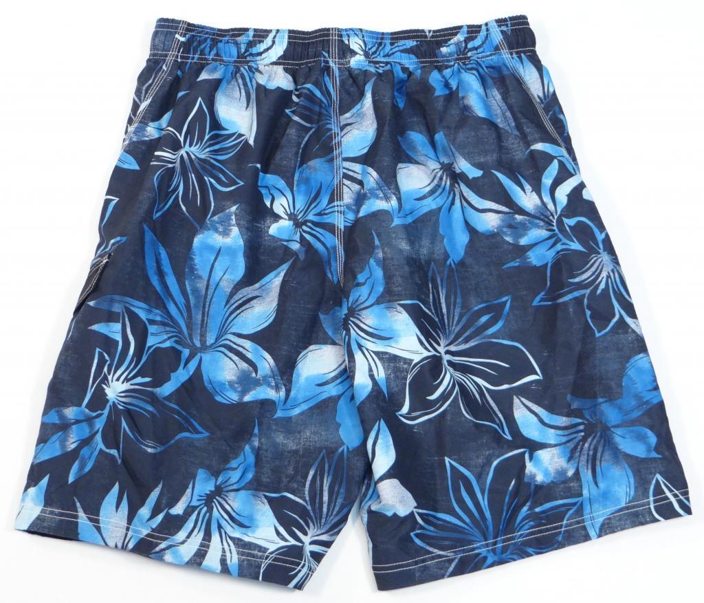 Speedo Blue Floral Water Shorts Swim Trunks Boardshorts Mens NWT - Swimwear