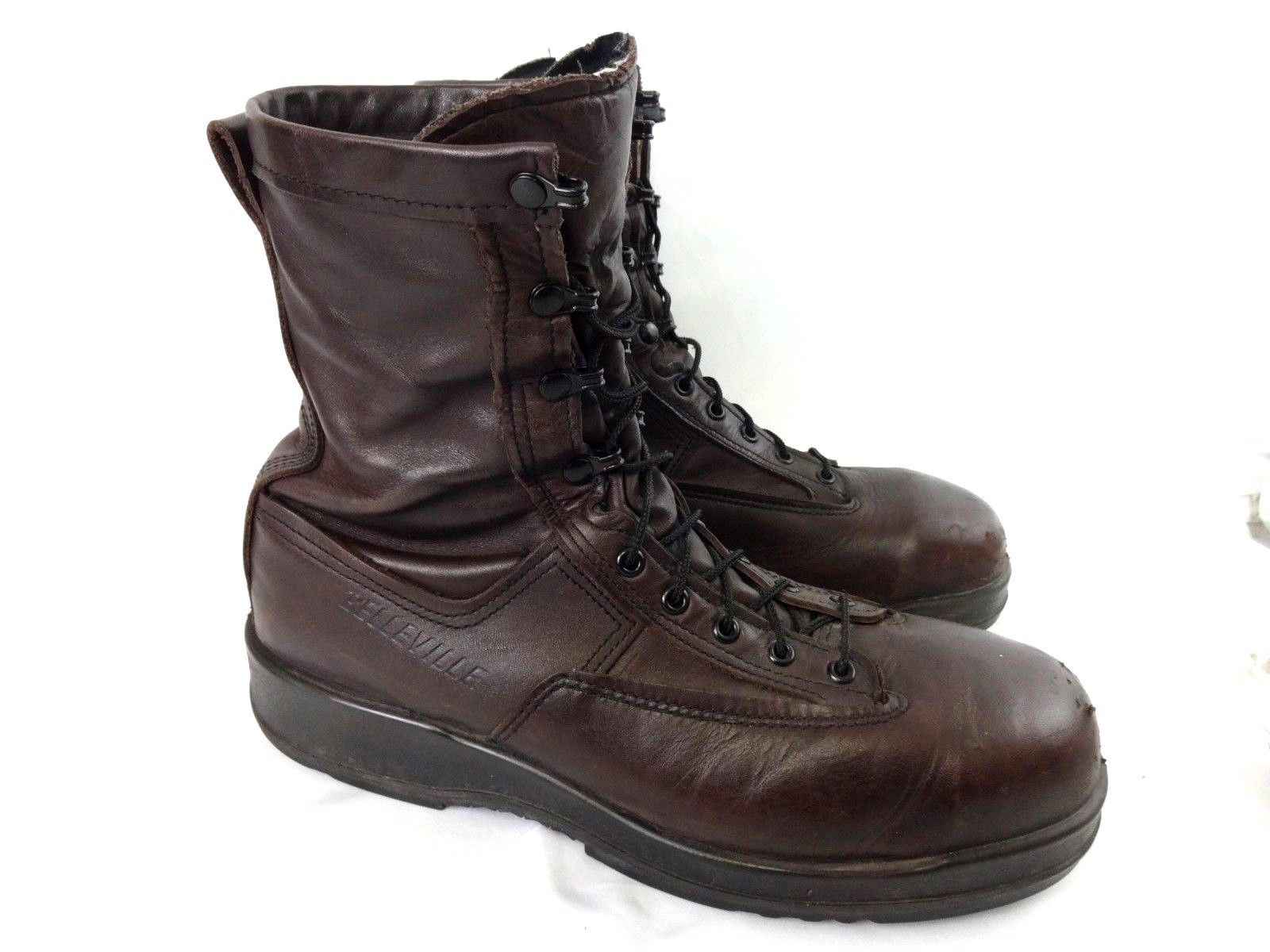 brown belleville boots