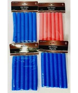 Basic Solutions 6&quot; Flexible Foam (6 Count Pack) Hair Rollers (Lot of 4 P... - $9.99