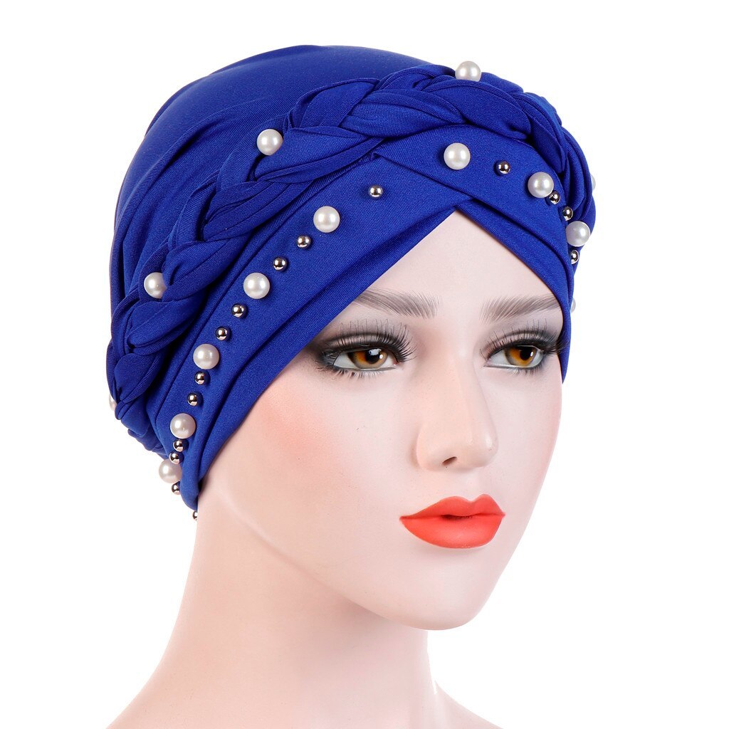 Women Velvet Sequins Hijabs Hats Muslim Women Cover Inner Turban Hats ...