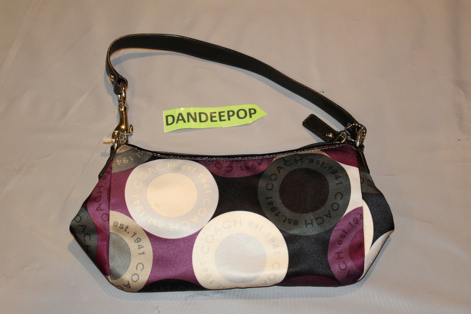 Coach Circle Pattern Small Handbag Women's Handbags & Bags