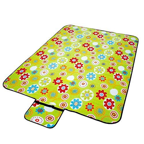 George Jimmy Thicken Velvet Green Baby Cushion Yoga Mat Picnic Blanket