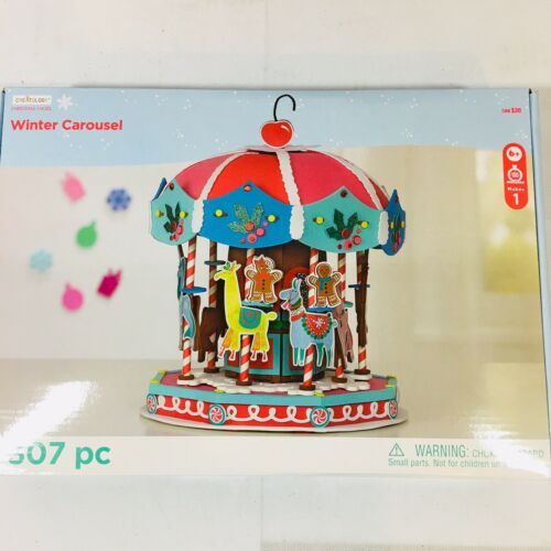 Creatology Winter Carousel 307 Piece Foam Kit  Ages 6+  New In Box Holiday Craft