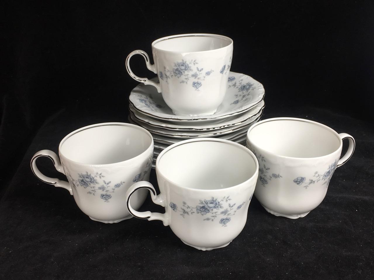 NEW Johann Haviland Bavaria Germany MIXED LOT Blue Garland 18 Piece