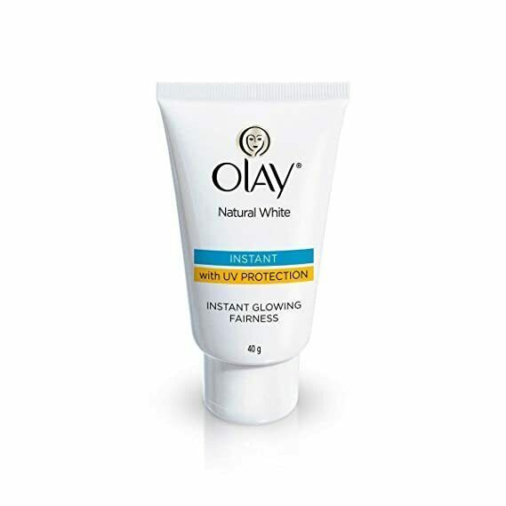 Olay Natural White Light Instant Glowing Fairness Cream, 40g-(2 packs) E675