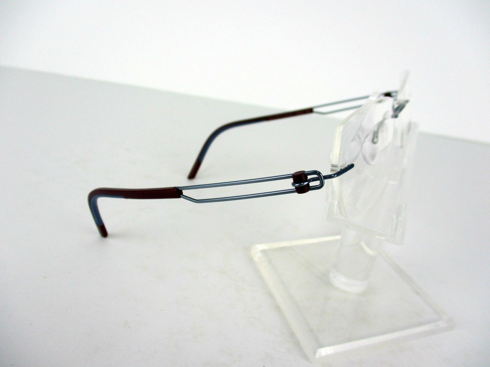 Silhouette Titan Profile 5406 6063 (Blue )51 x 17 135 Titanium Eyeglass