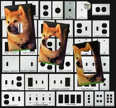 Akita dog Toggle Rocker Light Switch Power Outlet Wall Cover Plate Home decor image 1