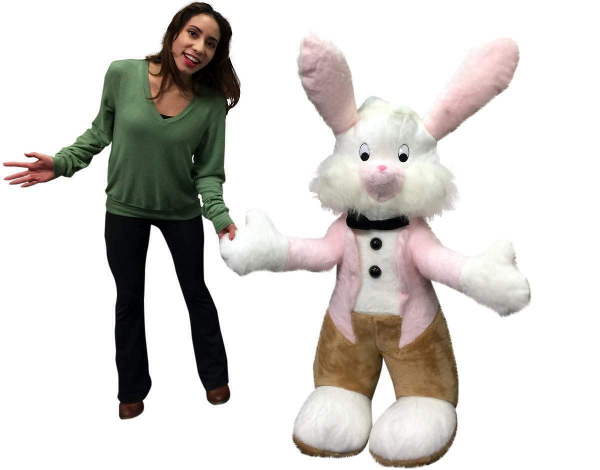 big plush 7 foot giant stuffed bunny 84 inch soft