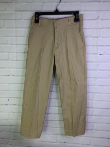 Youth Boy/'s Tommy Hilfiger Flat Front Twill Dress Pants Khaki