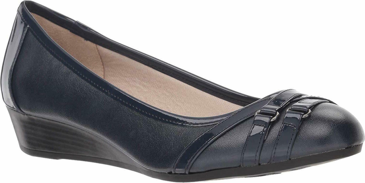 Primary image for Womens LifeStride Flair Wedge Pump - Navy, Size 9.5 W US