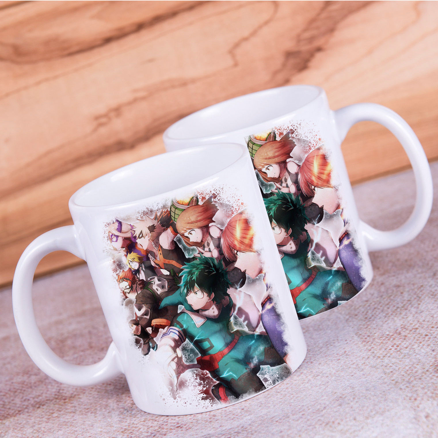 Boku My Hero Academia Izuku Anime Coffee Mug Japan Manga Tea Cup Otaku