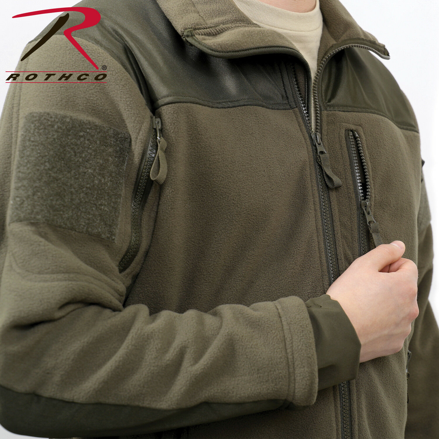 Spec Ops Tactical Fleece Jacket Full Zip Military Army Uniform Sports