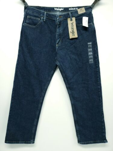 Wrangler Flex Fit Regular Straight Leg Jeans For Men Size 36 / 29 - Jeans