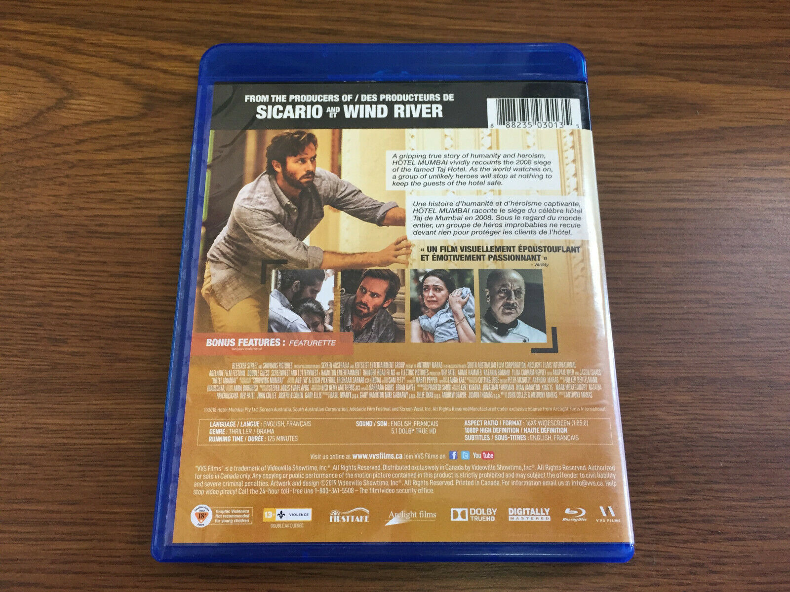 Hotel Mumbai [Blu Ray] DVDs & Bluray Discs