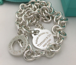 16&quot; Please Return to Tiffany &amp; Co Heart Tag Toggle Necklace NEW VERSION - $645.00