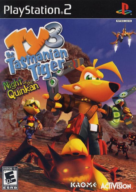 Ty the Tasmanian Tiger 3 Night of the Quinkan PlayStation 2 Video Games