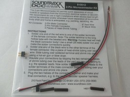 Soundtraxx #810012 2-Pin Microconnector Kit image 2