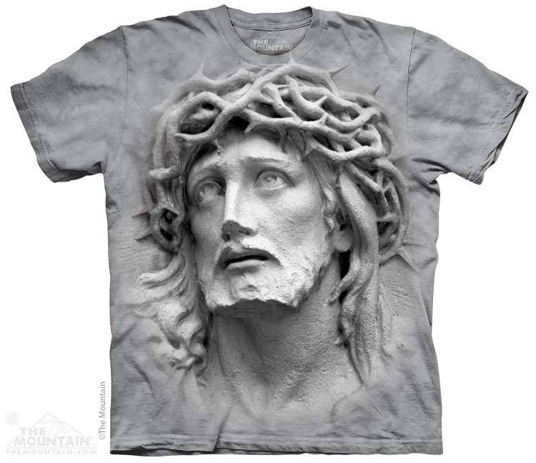 Image of THE MOUNTAIN CROWN OF THORNS JESUS CHRIST LORD SAVIOR CHURCH T TEE SHIRT S-5XL