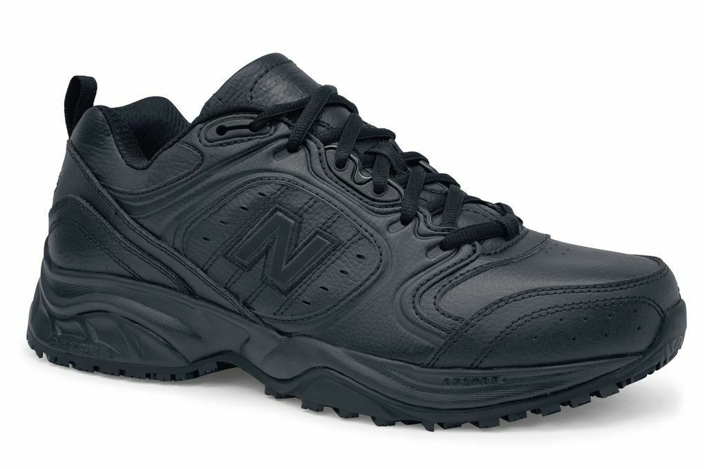 New Balance Women's 623v3 Slip Resistant Leather Sneakers- Shoes for ...