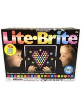 Details about   LITE-BRITE Magic Screen Set Pegs Templates Tray Light Bright Box with 10 NEW 