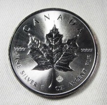 2014 Canada Maple Leaf .999 Silver 1 Oz Round AK484 - $38.63