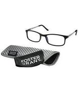 Foster Grant Kramer e Readers Reading Glasses w Case Matte Black Choose ... - $13.99