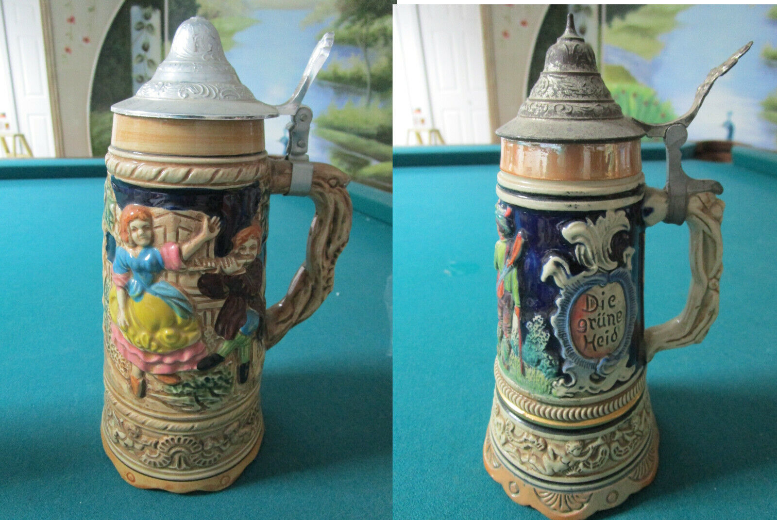 Musical German Beer Steins- How Dry I Am - Trink Bruderlein Trink 