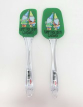 Holiday Time Holiday Silicone Spatula - Green Happy Holidays Gnomie - $9.99