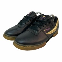 Fila Womens Original Fitness 1FM00728-042 Black Leather Sneaker Shoes Size 8 - $32.38