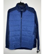 PGA TOUR Men&#39;s Ultrasonic Print Golf Base Layer Peacoat Blue Size Medium... - $33.66