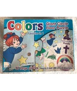 Colors Giant Circle Floor Puzzle 30 Pieces  Ages 3 And Up. - $14.84