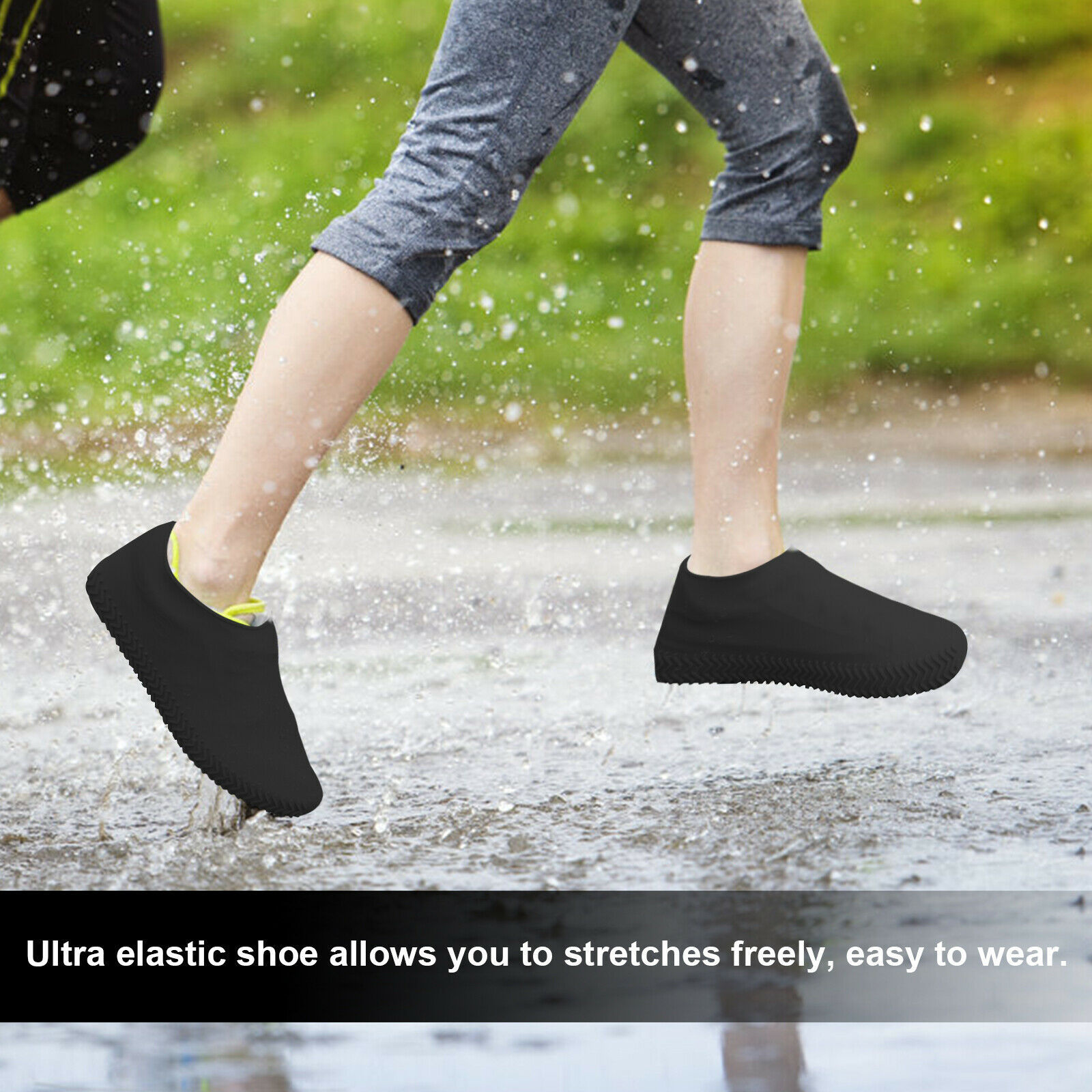 Step In Sock Cover Waterproof Reusable Fast HandFree Boot Shoe Sock