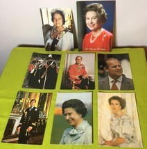 HM Queen Elizabeth II Philip Anne Andrew Queen Mother Skilton Postcards ... - $29.99