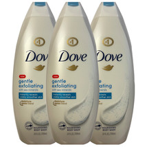 Pack of (3) New Dove Gentle Exfoliating Nourishing Body Wash 24 Oz - $38.99